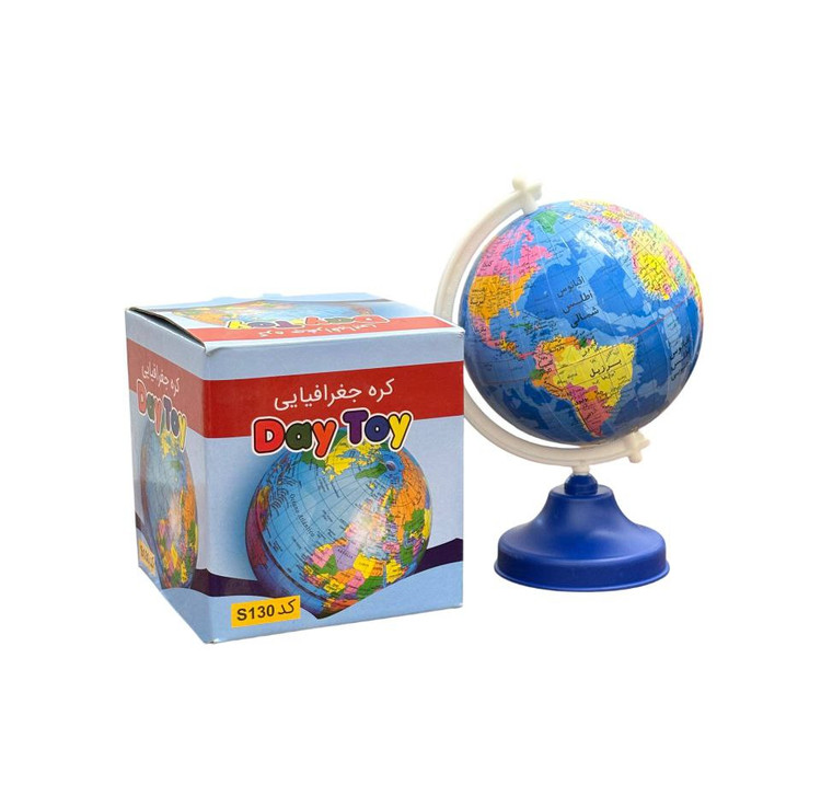 کره جغرافیایی رومیزی DayToy مدل S130 سایز 13 سانتیمتر